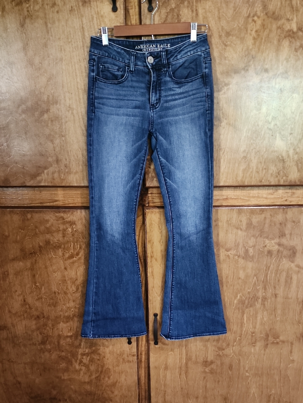 American Eagle Outfitters Women's Blue Flare Jeans
